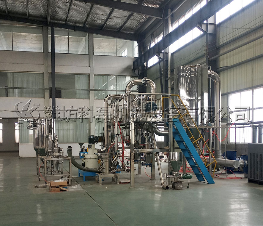 超微氣流粉碎(suì)機測試車間 第(di)1張