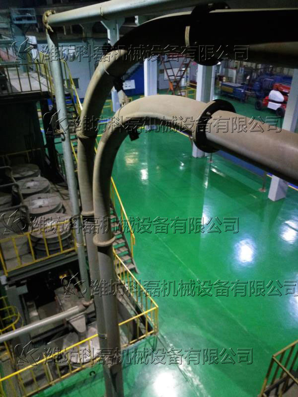 襄阳用(yong)裕橡胶制造(zào)有限公司機(ji)械客戶管鏈(liàn)輸送機實拍(pāi) 第4張