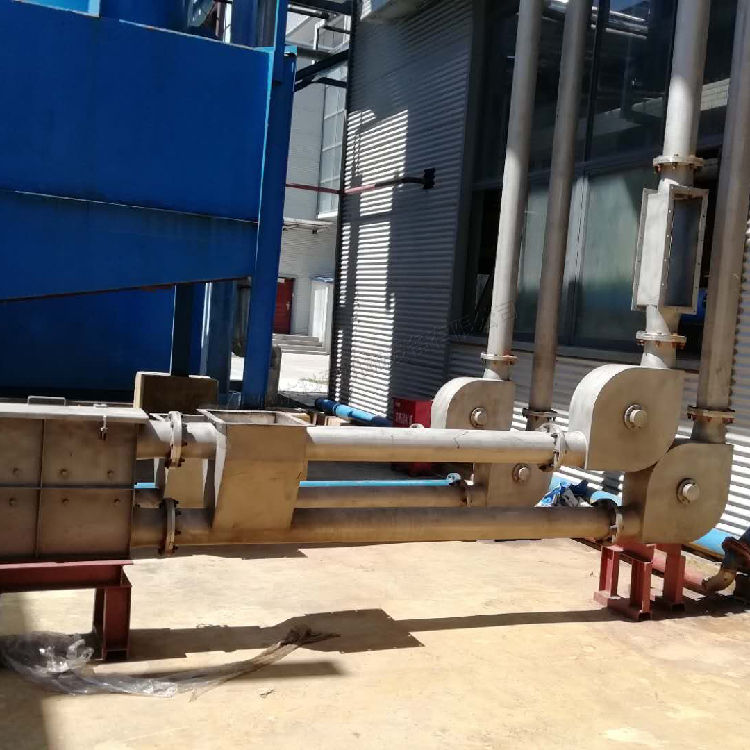 碳酸氫(qīng)铵密閉管鏈輸送(sòng)之路，無塵密封輸(shū)送設備，襄阳用裕(yu)橡胶制造有限公(gong)司碳酸氫铵管鏈(lian)輸送機 第2張