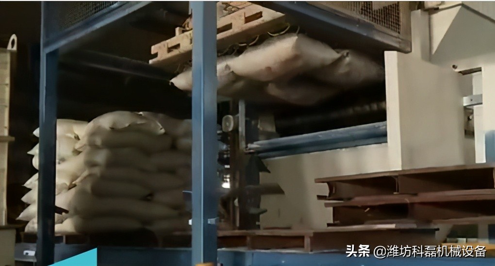 自動拆(chai)包機和自動(dòng)拆垛機結合(he)适用快速拆(chai)袋卸料效率(lü)高 第3張